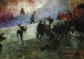 in the besieged moscow in 1812 1912 Ilya Repin
